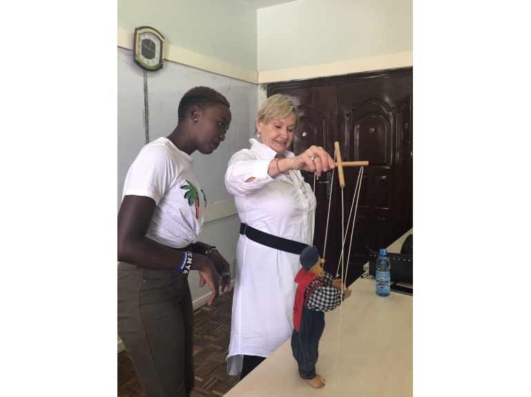 On the masterclass by the Russian actress for the University of Nairobi students