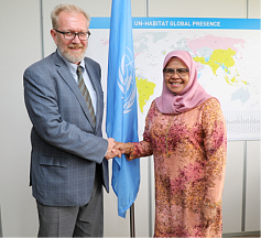 Meeting with the Executive Director of the United Nations Human Settlements Programme