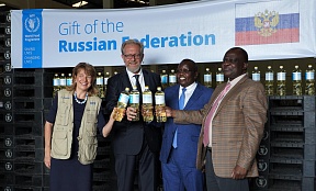 Russia has donated to Kenya 112 million KSH for WFP supplies of fortified vegetable oil