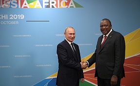 President of the Russian Federation H.E. Vladimir Putin met in Sochi with President of the Republic of Kenya H.E. Uhuru Kenyatta