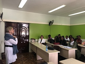 On the masterclass by the Russian actress for the University of Nairobi students